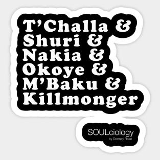 Crew Love (Black Panther characters) Sticker